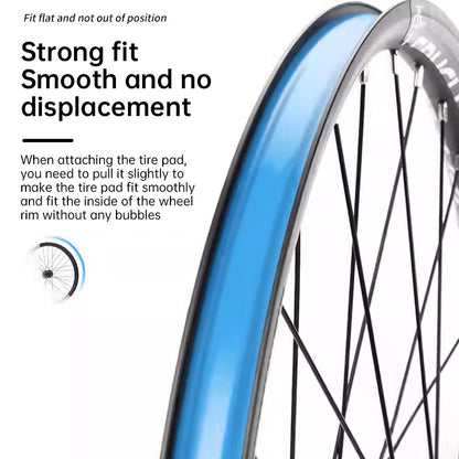 Tensilized Strapping Tape for Tubeless Bicycle Rims, 9.14m long, widths of 23/25/27/29/32/34mm, good residue-holding. - Smart Savvy