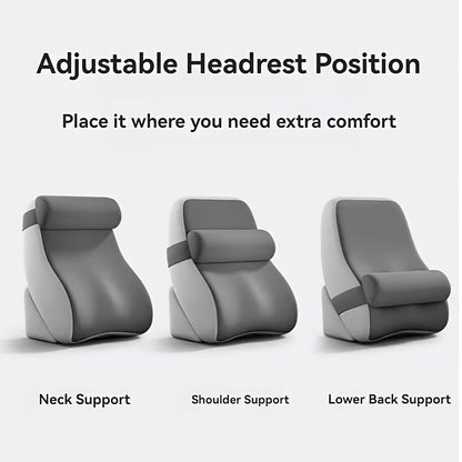Large Memory Foam Reading Pillow - Adjustable Bed Backrest for Gaming, TV, Work & Relaxation eprolo