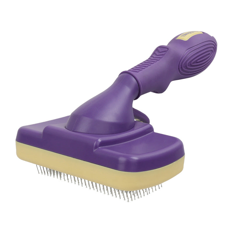 Pet Products Cat Automatic Hair Removal Comb Knot Removal Pet Comb One Button Hair Removal Comb eprolo