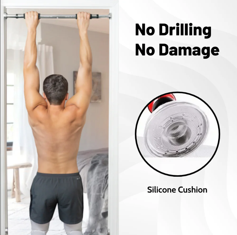 Horizontal bar household indoor door without punching, stretching suspension rod wall, horizontal bar pull up device, fitness equipment eprolo