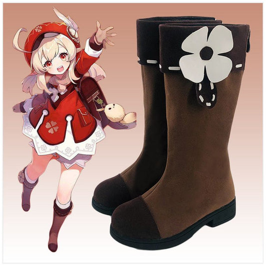Genshin Impact cosplay Luoli animation game Westwind Knight Tuanhua Keli cos clothes matching shoes - Smart Savvy