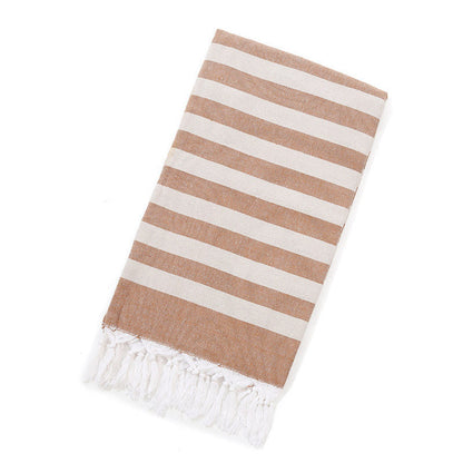 Turkish Beach Towel Striped Fringe Quick-Dry Large Size Cotton Bath Towel Multiple Styles Wholesale eprolo