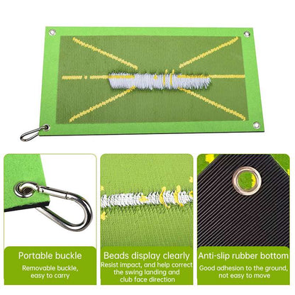 Golf Training Mat: Detect Swing, Show Path Feedback & Correct Hitting Posture - Smart Savvy