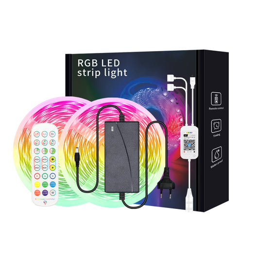 5050 Wifi Light Strip Set RGB Music 12V Light Strip Smart App Voice Sound Control LED Light Strip eprolo