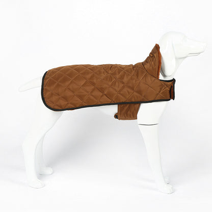 Heated Pet Clothing - New Fashion Warm Dog Cotton Jacket with Short Rabbit Fur - Smart Savvy