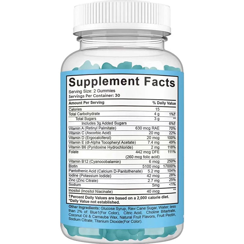 Hair gummies with biotin growth - Smart Savvy