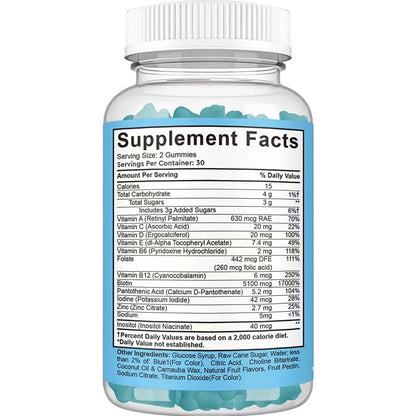 Hair gummies with biotin growth - Smart Savvy