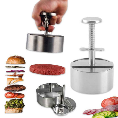 Manual Burger Press, 304 Stainless Steel Burger Press Mold, Hamburger Press, Kitchen Tool eprolo