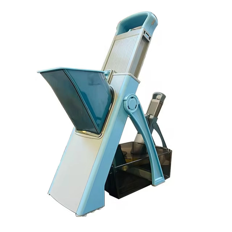 Multifunctional veggie & fruit slicer-grater. Chop, grate, slice potatoes efficiently. Ideal kitchen tool. - Smart Savvy