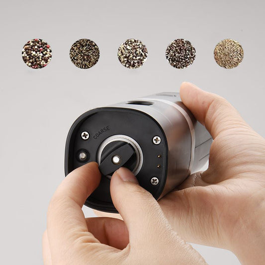 Black Pepper Electric Grinder Adjustable Roughness eprolo