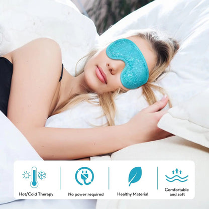 Cooling Eye Mask with Gel Bead Reusable Cold Compress Ice Pack Sleeping Eye Cooling Pads for After Eyelid Surgery Skin Care Tool eprolo