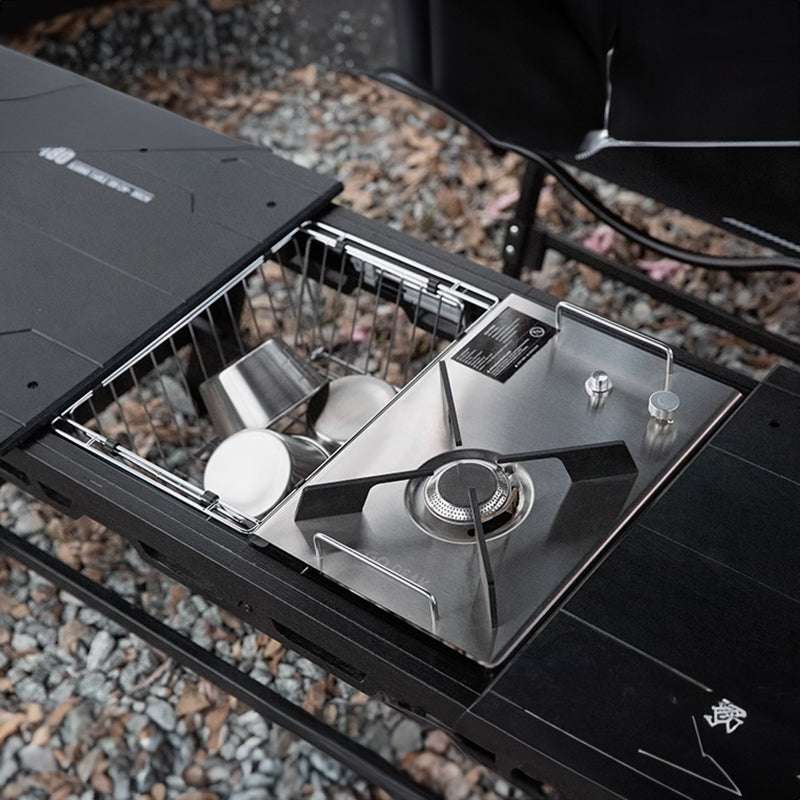 IGT Stainless Steel Folding Basket: Drain & Wash, Ideal Camping Table Accessory. - Smart Savvy