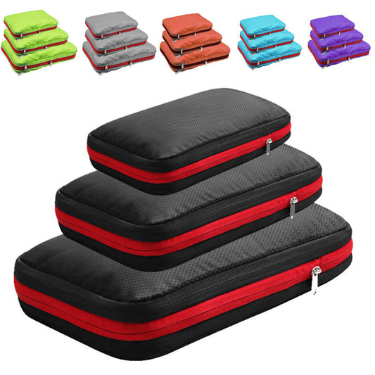 Travel Storage Bag Compression Storage Bag Zipper Travel Bag Waterproof Storage Bag Set Waterproof Clothing Washing Bag eprolo