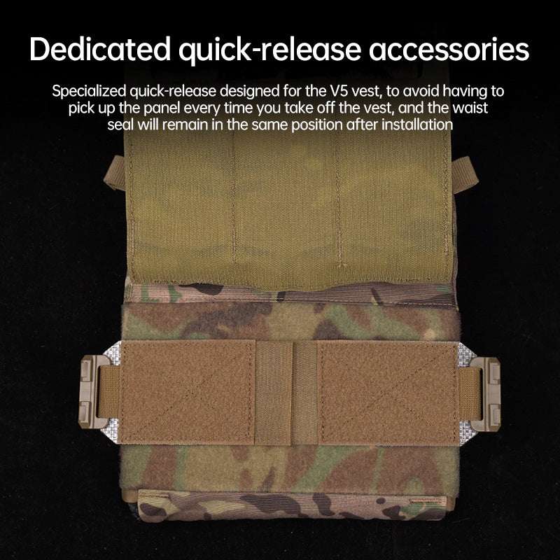 One Pair (2 Pieces) Style 3Ac Kit for FCPC V5 Tactical Vest Cummerbunds, with Quick Release Buckle, made of imported Tegris. - Smart Savvy