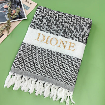 Turkish Beach Towel Striped Fringe Quick-Dry Large Size Cotton Bath Towel Multiple Styles Wholesale eprolo