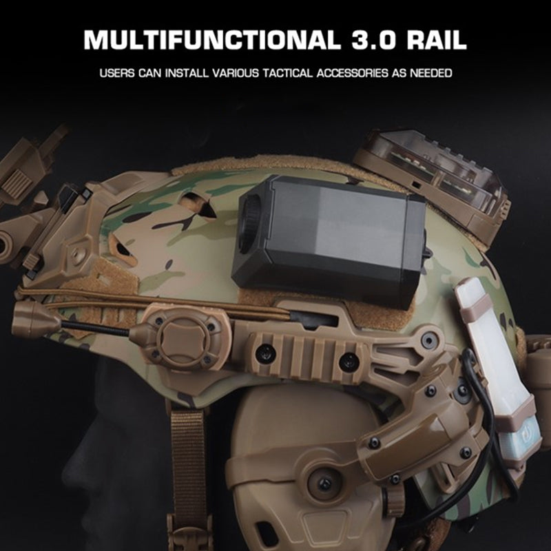 Tactical Helmet Wendy 3.0: Adjustable, for Training, Animation, Games & Outdoor Riding. - Smart Savvy