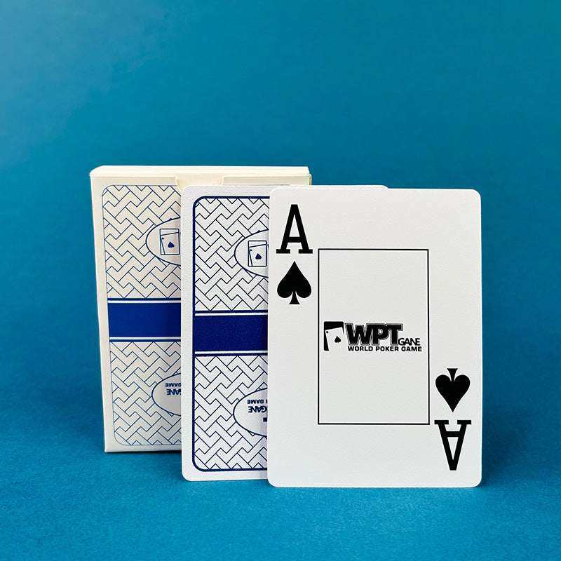 WPT Texas Hold'em Poker Cards. High - grade hard plastic, wholesale, full box, competition - spec, waterproof & anti - fold - Smart Savvy