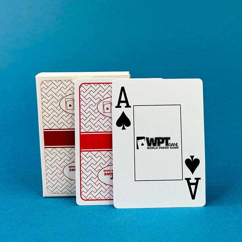 WPT Texas Hold'em Poker Cards. High - grade hard plastic, wholesale, full box, competition - spec, waterproof & anti - fold - Smart Savvy