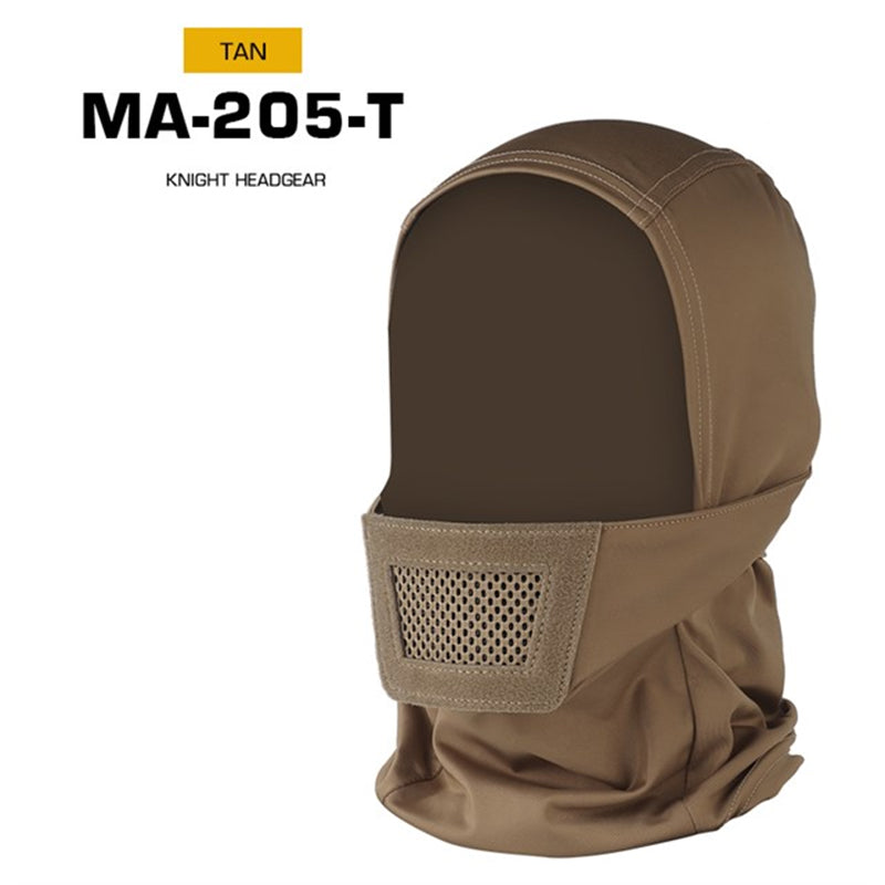 Men's Airsoft Mask, also a balaclava, for paintball, hunting, cycling. Knight style, full face protection. - Smart Savvy