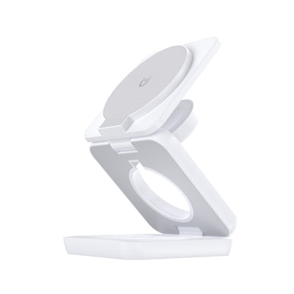 Three in one wireless charger with foldable magnetic suction suitable for iPhone wireless charging, phone holder desktop eprolo