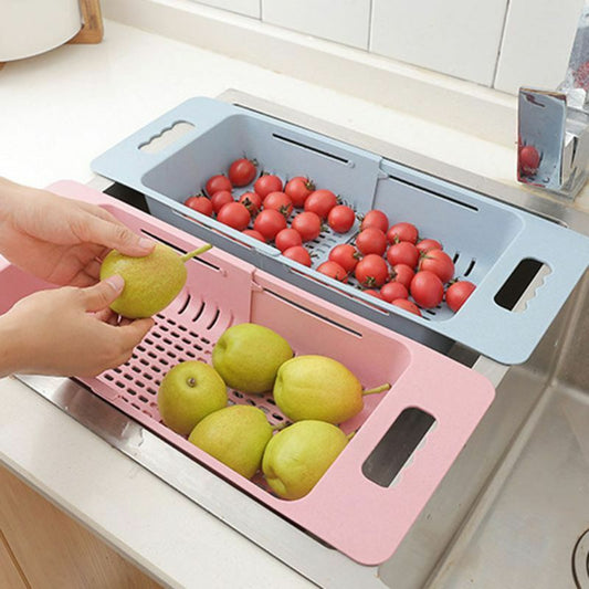 Kitchen Sink Dish Drainer Drying Rack Washing Holder Basket Organizer Kitchen Vegetables Water filter basket Shelf eprolo