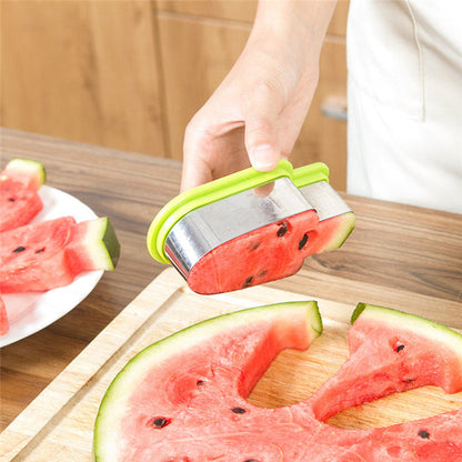 Creative Watermelon Slicer Ice Cream Popsicle Shape Melon Cutter Mold Tool Popsicle Shape Water Melon Cutting Tool #B15 eprolo