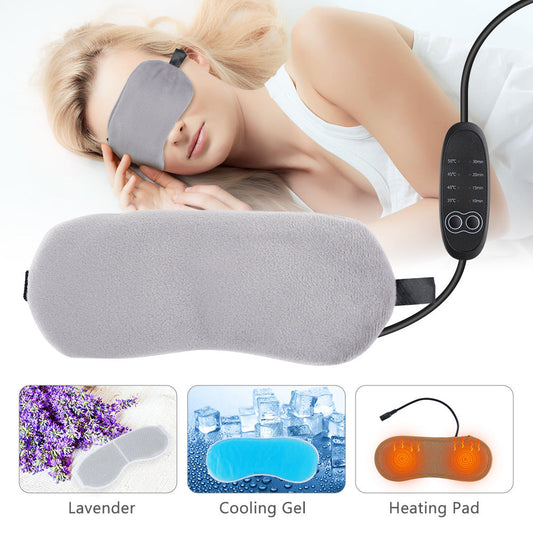 Lavender Steam Hot Compress Eye Mask USB Constant Temperature Cold And Hot Compress Shading Eye Mask eprolo