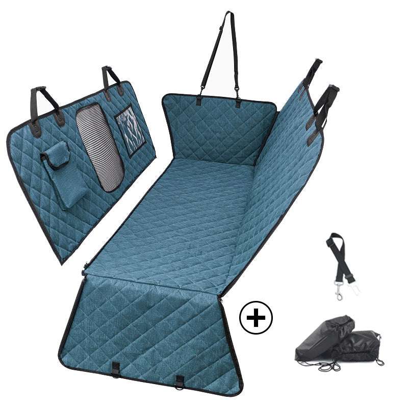 Divisible Waterproof Car Seat Pad for Rear Seats - Suitable for Pets and Humans, Thickened and Water-Resistant Automotive Backseat Pet Pad - Smart Savvy