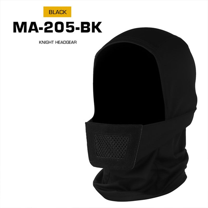Men's Airsoft Mask, also a balaclava, for paintball, hunting, cycling. Knight style, full face protection. - Smart Savvy