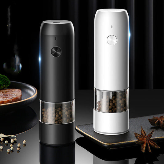 Kitchen Pepper Grinder Electric Thick And Fine Seasoning Bottle Seasoning Bottle Manual Sea Salt Pepper Grinder Grinding Bottle eprolo