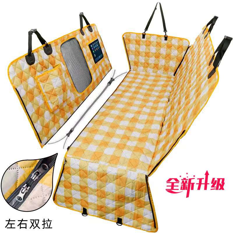 Divisible Waterproof Car Seat Pad for Rear Seats - Suitable for Pets and Humans, Thickened and Water-Resistant Automotive Backseat Pet Pad - Smart Savvy