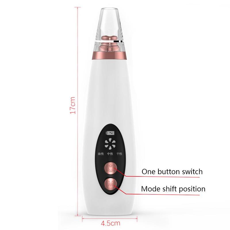 USB Blackhead Black Dot Remover Face Pore Vacuum Skin Care Acne Pore Cleaner Pimple Removal Vacuum Suction Facial Tools eprolo