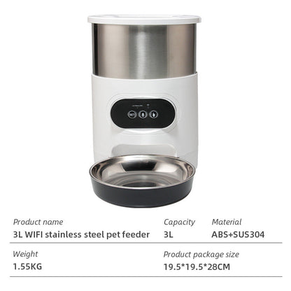 Wifi Smart APP Pet Feeder Household use Microchip Dog Automatic Pet Feeder Automatic Pet Feeder eprolo