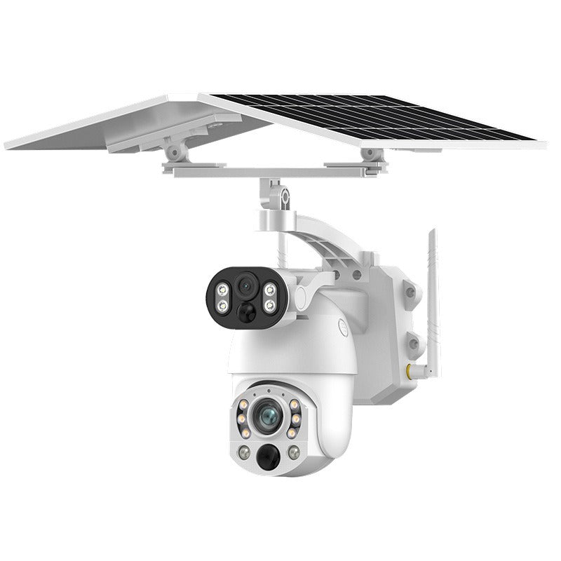 Outdoor solar monitoring camera dual lens wireless wifi remote night vision high-definition monitor eprolo