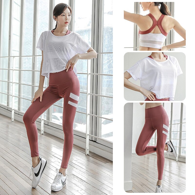 Yoga Sets Women Sportswear Gym Workout Clothing New Quick-Dry Gym Workout Running Suits eprolo
