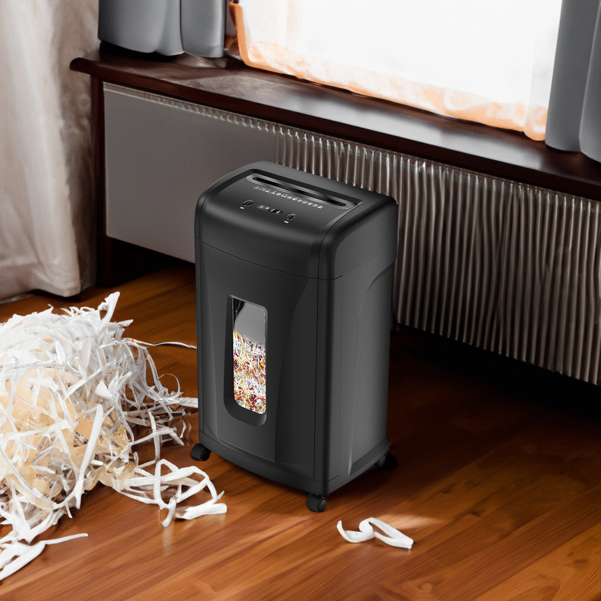 PAPER SHREDDER CROSS CUT LARGE CAPACITY HIGH SECURITY eprolo