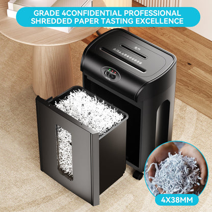 Paper Shredder Cross Cut 15 Sheets Heavy Duty Low Noise Large Capacity Paper Cutter eprolo