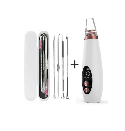 USB Blackhead Black Dot Remover Face Pore Vacuum Skin Care Acne Pore Cleaner Pimple Removal Vacuum Suction Facial Tools eprolo