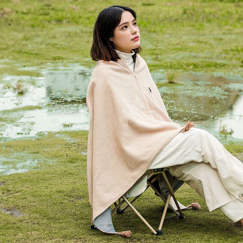 Versatile Women's Portable Heated Shawls: Combining Soft Zipper and USB Heating Technology for Cozy Warmth - Smart Savvy