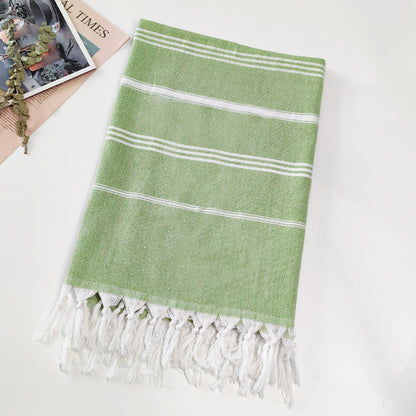 Turkish Beach Towel Striped Fringe Quick-Dry Large Size Cotton Bath Towel Multiple Styles Wholesale eprolo
