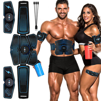 Abdominal Muscle Stimulator Trainer EMS Abs Fitness Equipment Training Gear Muscles Electrostimulator Toner Exercise At Home Gym eprolo