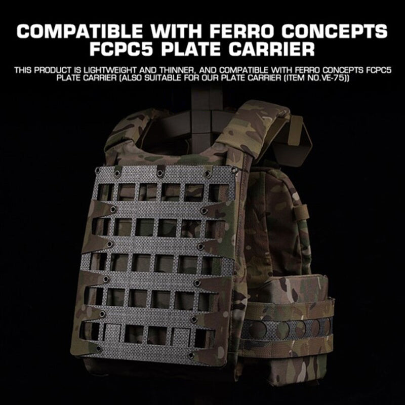 Tactical Vest - Molle Zipper Back Panel, for Paintball, Airsoft, Outdoor Hunting. Plate Carrier Expansion Equipment. - Smart Savvy