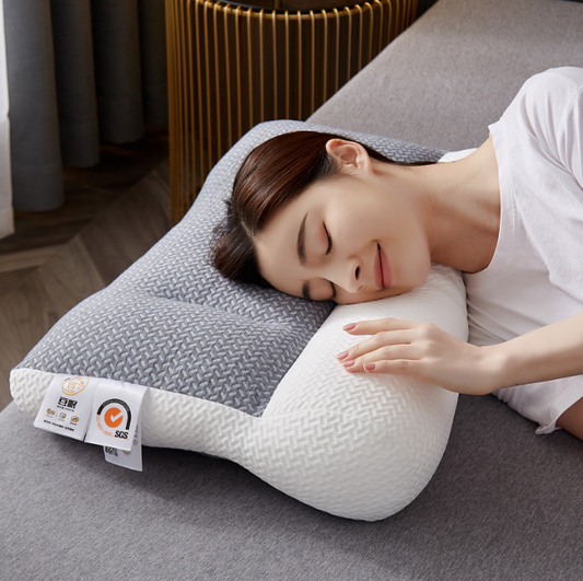 Japanese soybean fiber pillow reverse traction cervical vertebra repair pillow pillow pillow core neck protection pillow eprolo