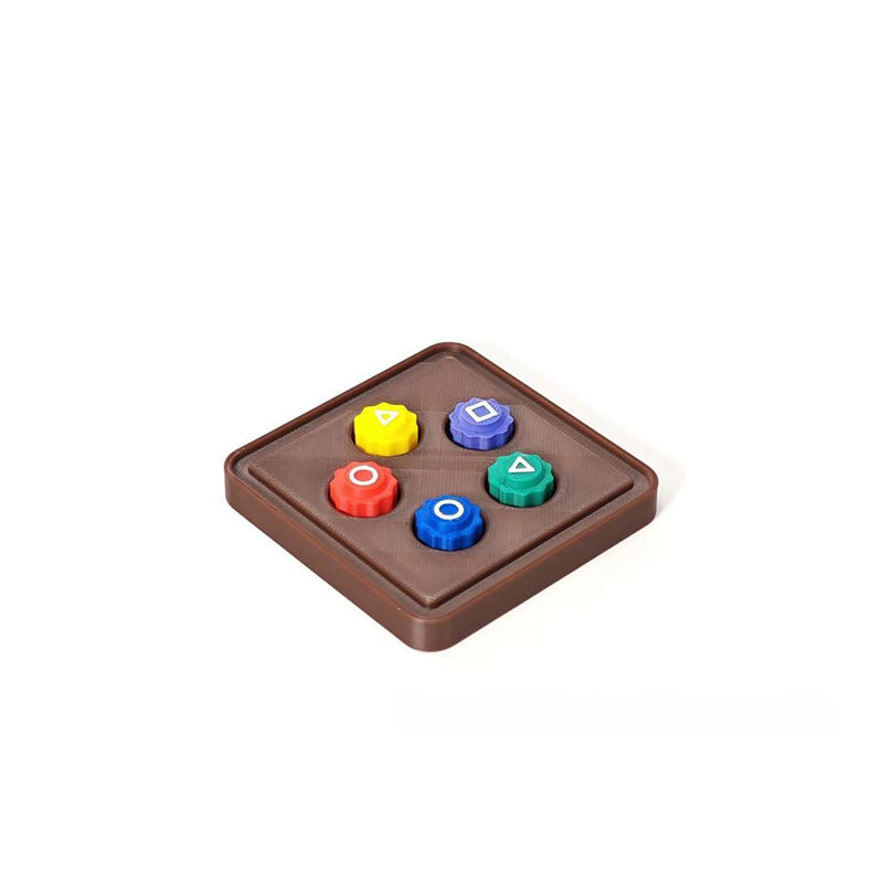 New Korean Gonggi Game Set with 5 Stones & Round Case. - Smart Savvy