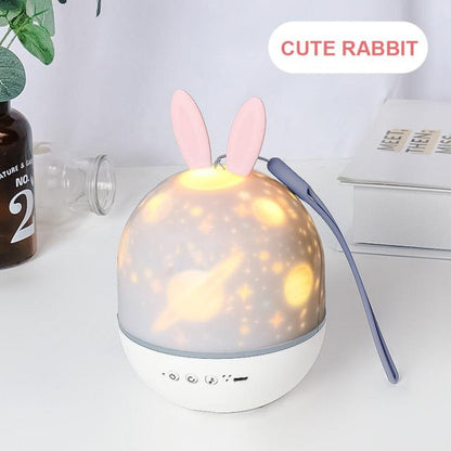 Night Light Projector With USB Cable Powered Starry Romance Rotating Projection Lamp For Kids Adults Bedroom Dec Christmas Gift eprolo