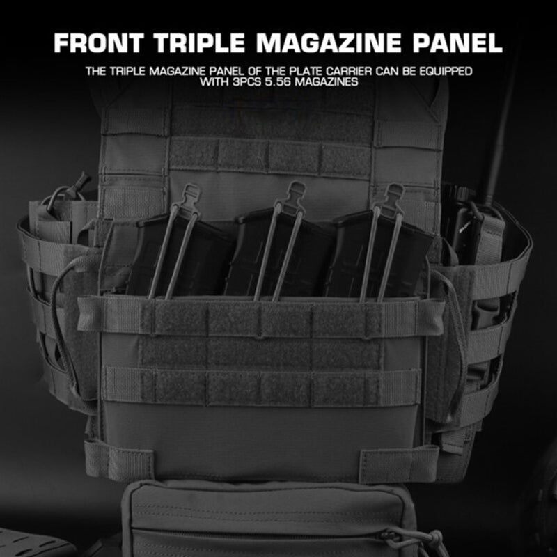 R Series JPC 3.0 Assault Tactical Set, Quick-Release, for Airsoft & Hunting, with Pouch. - Smart Savvy