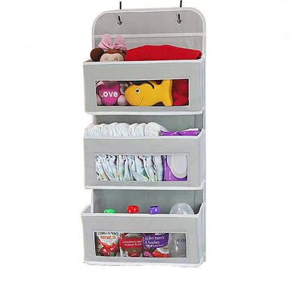 5 - Shelf Hanging Storage: Anti - Tilt, 5 large pockets. Good for bedroom, bathroom, living room (behind - door use). - Smart Savvy