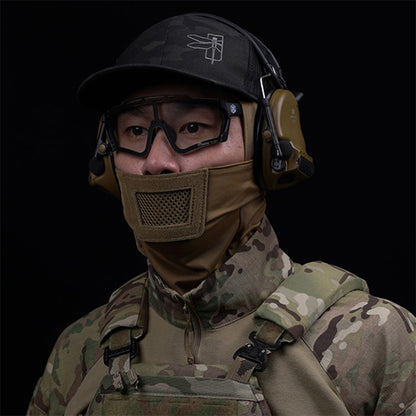 Men's Airsoft Mask, also a balaclava, for paintball, hunting, cycling. Knight style, full face protection. - Smart Savvy