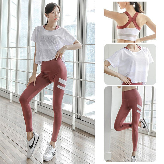 Yoga Sets Women Sportswear Gym Workout Clothing New Quick-Dry Gym Workout Running Suits eprolo