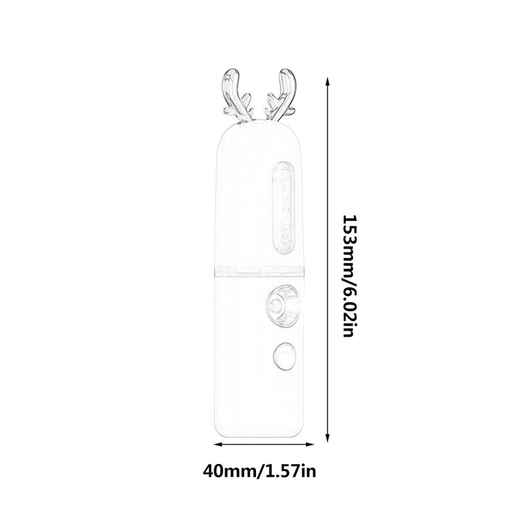 Nano Hydrating Instrument Spraying Machine Negative Ion Nano Steaming Face Moisturizing Cute Fawn Bunny eprolo